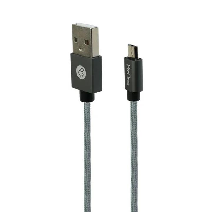 کابل تبدیل USB به microUSB پرووان مدل PCC195 طول 2 متر ProOne PCC195 USB To microUSB Cable 2M